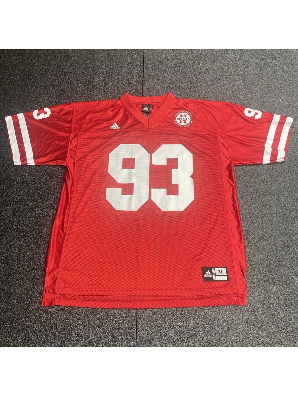 Adidas Nebraska Cornhuskers College Football Jersey Men’s Size XL Red #93